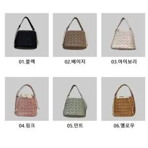 [에이치플러스몰]WL 클래식 토트 크로스백 숄더끈 매력적인 독특한 패턴 다양한