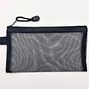 [에이치플러스몰]WL 펜 파우치 지퍼형 메쉬 수납 화장품 소형파우치 다용도가방