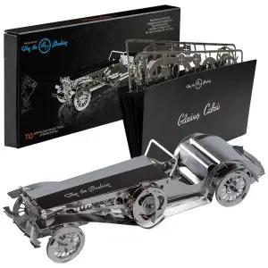 3D메탈퍼즐 YZY225H4 실버 카브리오2 자동차 작동형 만들기