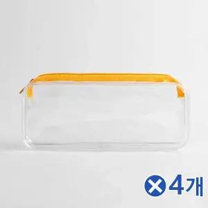 TBZ 컬러라인 다용도 투명파우치 5p-색상랜덤x4개 여행용