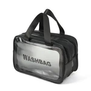 TBZ 메쉬 방수 블랙 수납 파우치 31x15cm 다용도파우치