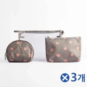 TBZ 실속구성 크라운파우치 3종세트x3개 화장품보관함