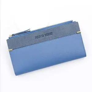 [에이치플러스몰]WL 슬림한 여성용 학생 카드 동전 장지갑