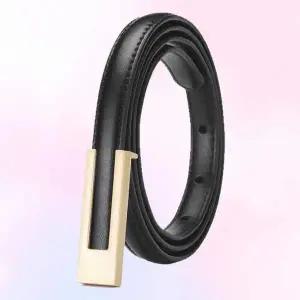 [에이치플러스몰]WL 밸트 여자 스퀘어 슬림 패션 면바지 버클 얇은 허리