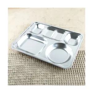 화인 스텐 식판 4찬 학교 캠핑 야외 급식 단체 식당 업소