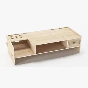 TBZ 데스크정리 2단 모니터 받침대 48x20x12.5cm PC받침