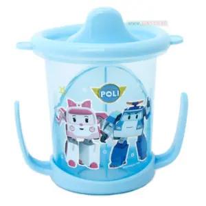 폴리 매직컵플라스틱 양수 어린이 유아동 아물 쥬스 양손