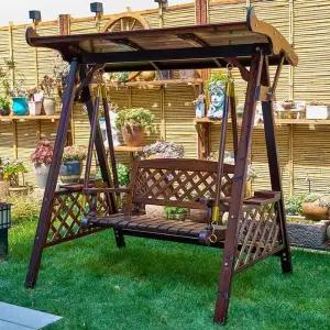 정원 그네 마당 벤치 흔들 그네의자 원목그네 전원