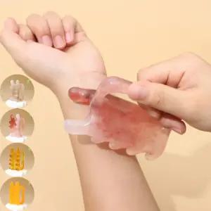 opp포장) 종아리 두피 지압 마사지 승모근 (개별 손잡이괄사 괄사