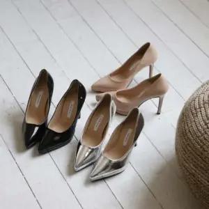 가보시구두 국내생산 뾰족코 가보시 얇은굽 여성 하이힐 펌프스힐Y