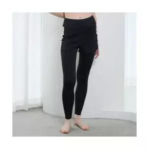 베이직 엘르 BASIC ELLE 여성인 비치팬츠 레이어드 워터레깅스 BEL-X227K