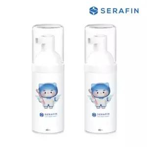 틀니 치약 뉴 세라핀 포밍 교정장치 전용 휴대용 세정제 거품치약 민트향 의약외품 45g 2개