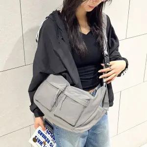 투포켓 캐주얼 빅 크로스백 WFJ659J