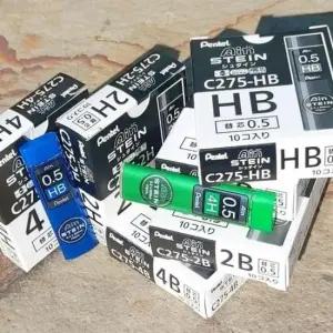 문구반점 고강도 샤프심..펜텔 AIN STEIN 1다스(10통) 0.5mm