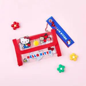 산리오 헬로키티 클리어 카드지갑 파우치 어린이치 캐릭터치 초등학생치 아동치 터필통 문구