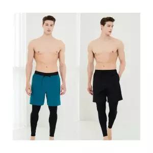 베이직 엘르 BASIC ELLE 워터레깅스 일체형 기능성 비치 반바지 BEM-X923