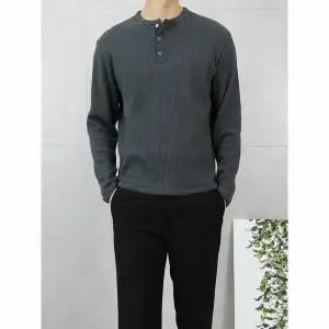 [하프클럽/세컨에디션]남자 숏기장 헨리넥 티셔츠