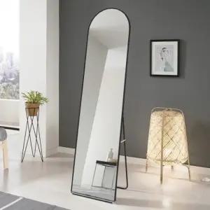 가구산책 블랙 스탠드 전신거울 B3119