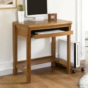가구산책 엔틱 원목 심플 컴퓨터책상 입식PC테이블 B2143