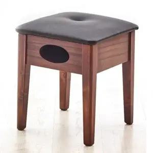 가구산책 월낫 원목 수납형보조의자 화장대 간이스툴 B2456