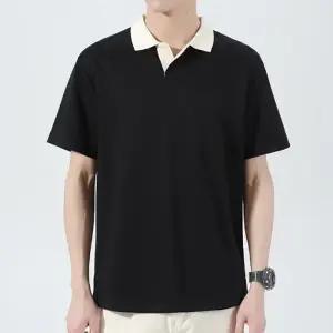 베이직한 배색 포인트 카라티셔츠 IS-TS40N