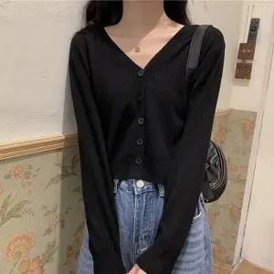 3컬러 베이직 무지 디자인 브이넥 가디건 LK-G014