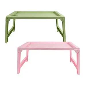 국산 접이식 침대위테이블 책상 베드테이블 색상랜덤 침대 테이블 베드 미니 트레이 보조 간이