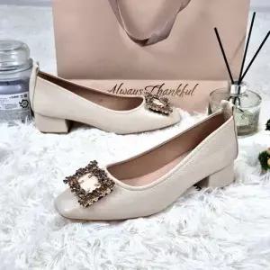 [제이시]제이시 3cm구두 볼넓은 소가죽 여성 펌프스 단화 K446