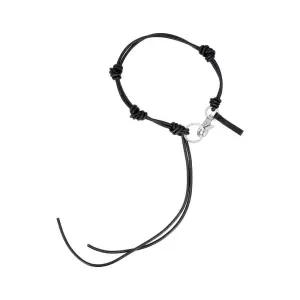 목걸이 A4258UB 라돈 우돈 블랙 키체인 가죽 목걸이