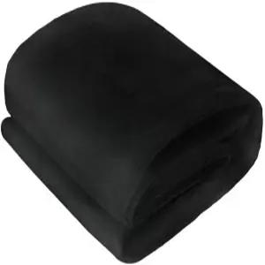 SJHmu 모기장 천 현관/야외/침구용 DIY 해충 차단 그물망 검정 60x120in