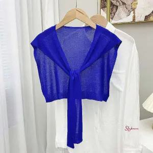 여름 시스루 얇은 가디건 어깨숄zab911