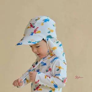 티라노 버킷햇 UV플랩캡 물놀이모자 아동cde245