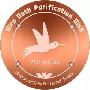 4인치 순수 구리 조류 목욕 정화 디스크 두께 0.6mm 강화 클리너 4점 지지대 사계절 안전한 깨끗한 물
