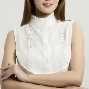 [패션] 차이나 페이크 카라 플 넥 케이프 이너