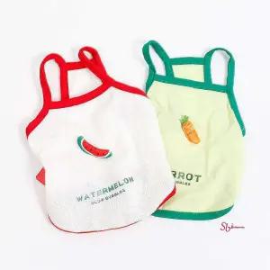 PET 티셔츠 나시 강아지옷 수박 외출복 여름 당근cde106