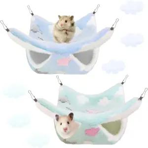 퍼지바이터 쥐 해먹 작은 동물 침대 기니 돼지 우리 액세서리 친칠라 앵무새 슈가 글라이더 페럿 다람쥐용