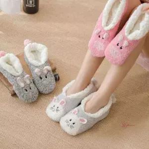 겨울 덧신 기모 털 방한 보온 3종 실내화 양말 털실내화rst232