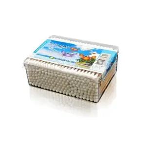 [에스에스_62]위생용품 투명 나무면봉(약7.4cm)약200개입