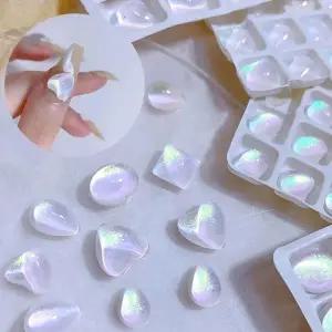 [골드스마일]네일아트 오로라 펄 스톤 3p 5종 우루우루 얼음네일