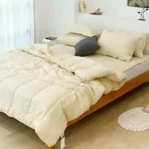 [NS홈쇼핑][르헤브] 리얼체크 세미마이크로 차렵이불 (Q/퀸)[35841985]