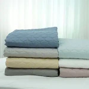 [NS홈쇼핑][르헤브] 밀크티 코마사 순면 누빔 요커버(더블)[35842125]