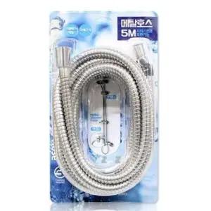 [생활] 코텍 5M 샤워기전용 메탈호스 목욕 씽크대 수전 수도