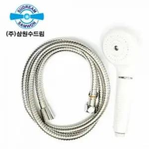[생활] 샤워기호스 1.5M 메탈 욕실 샤워기 헤드 세트