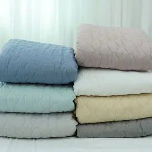 [NS홈쇼핑][르헤브] 밀크티 코마사 순면 누빔 매트리스 커버 (Q/퀸)[35842552]