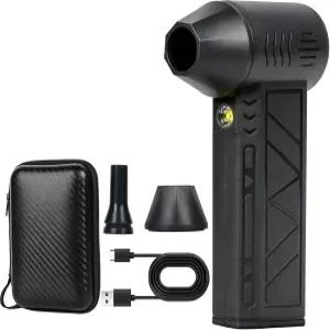 스노우 위즈 터보 블로워 2026년 업그레이드 LED가 장착된 3 기어 조절 가능 초강력 브리즈 전기 블로우