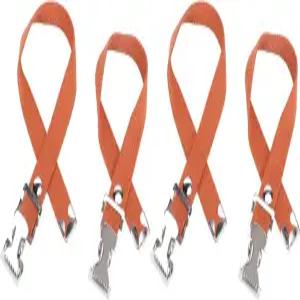 비너 드라이월 스틸 스트랩 4Pcs 키트 조절 가능한 나일론 알루미늄 합금 풋 밴드 광대용 나사 스페이서