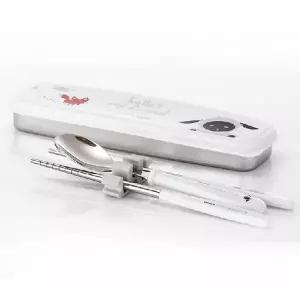 [RIZPICK]알프스팜프렌즈 스텐 스푼젓가락케이스세트