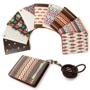 패턴 카드지갑 카드케이스 목걸이지갑 카드홀더 지갑 미니지갑 카드목걸이