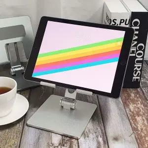 [셀러에이드]태블릿 접이식태블릿 알루미늄 각도조절태블릿 거치대