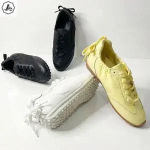 [애슬릿] 발레리나 스니커즈 발레코어 리본 소가죽 운동화 단화